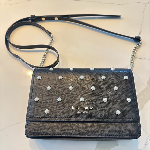 kate spade Handbags - KATE SPADE Pearl Embellished Adjustable Crossbody